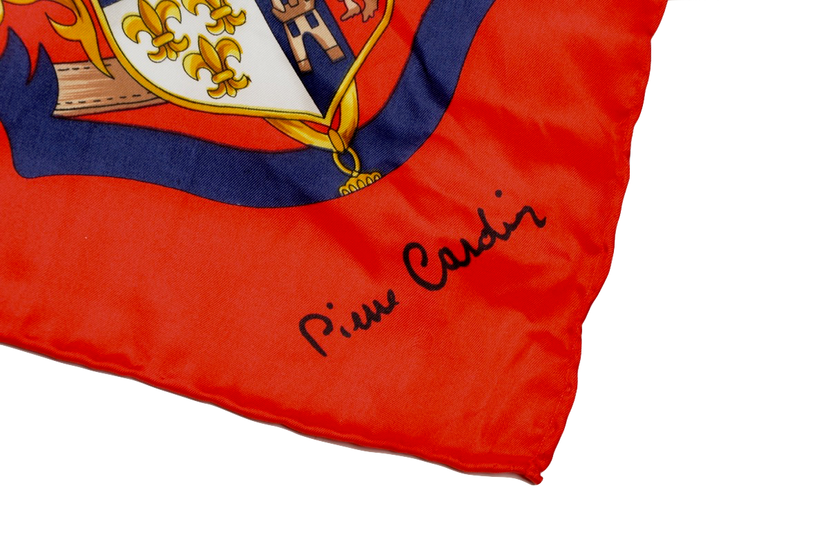 Seidenschal mit Pierre Cardin Regal-Print