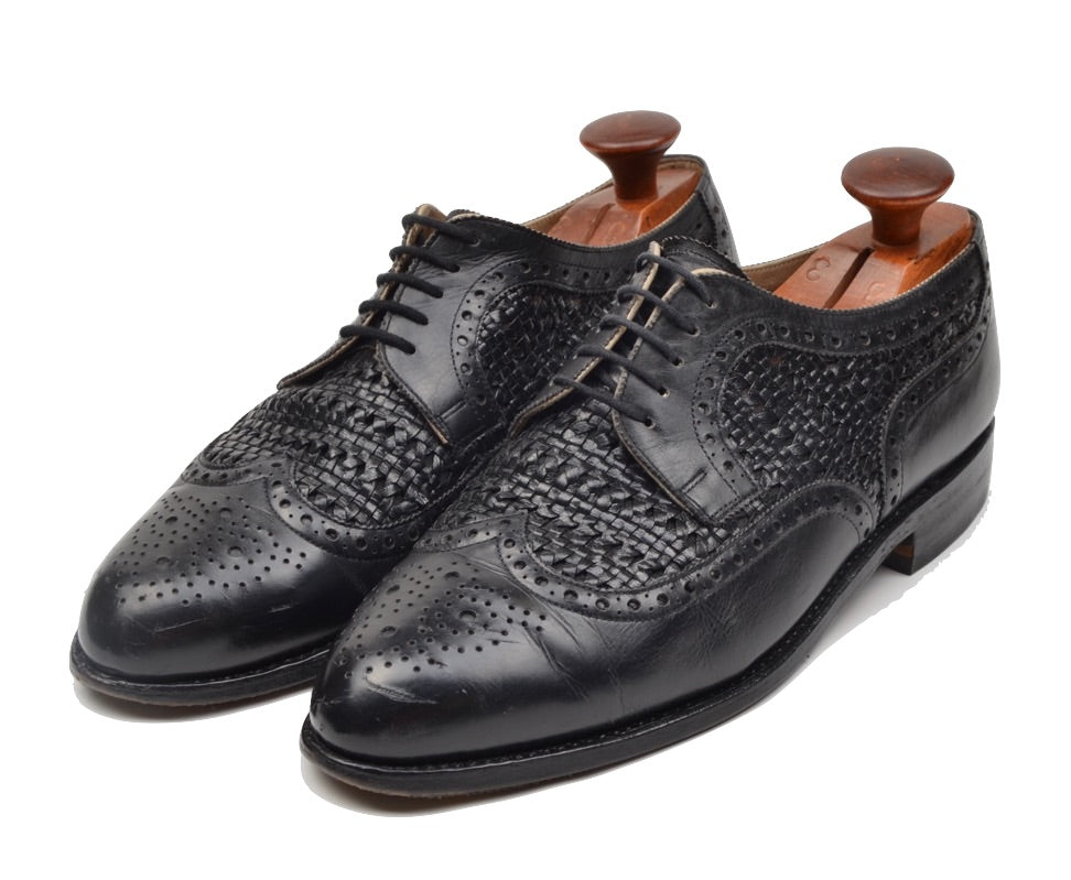 Ludwig Reiter Basket Weave Shoes Size 8 - Black – Leot James