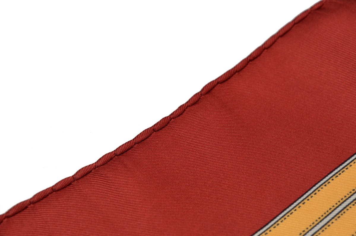 Hermès Paris Henri d'Origny Grande Tenue Silk Scarf