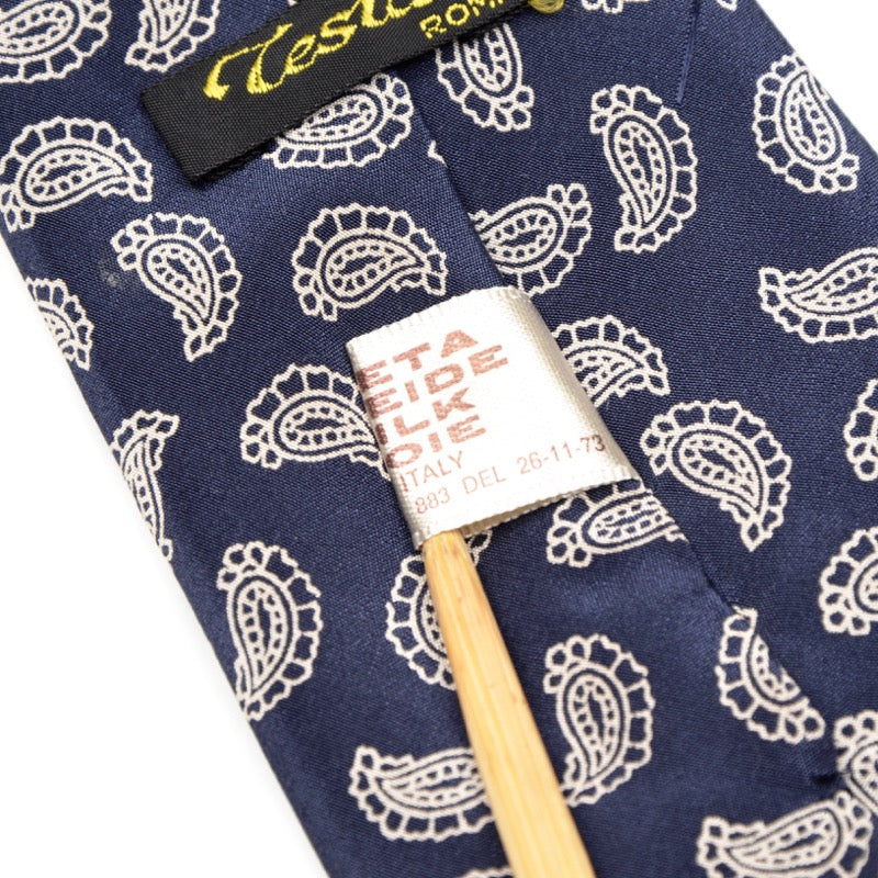 Testa Roma Seidenkrawatte - Paisley-Print