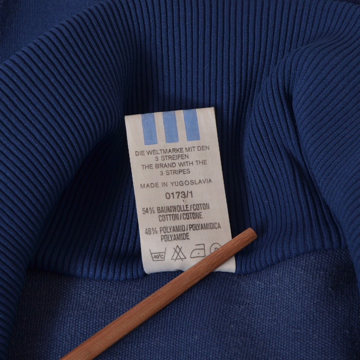 Vintage '70s-'80s Adidas Track Jacket Size D8 - Navy