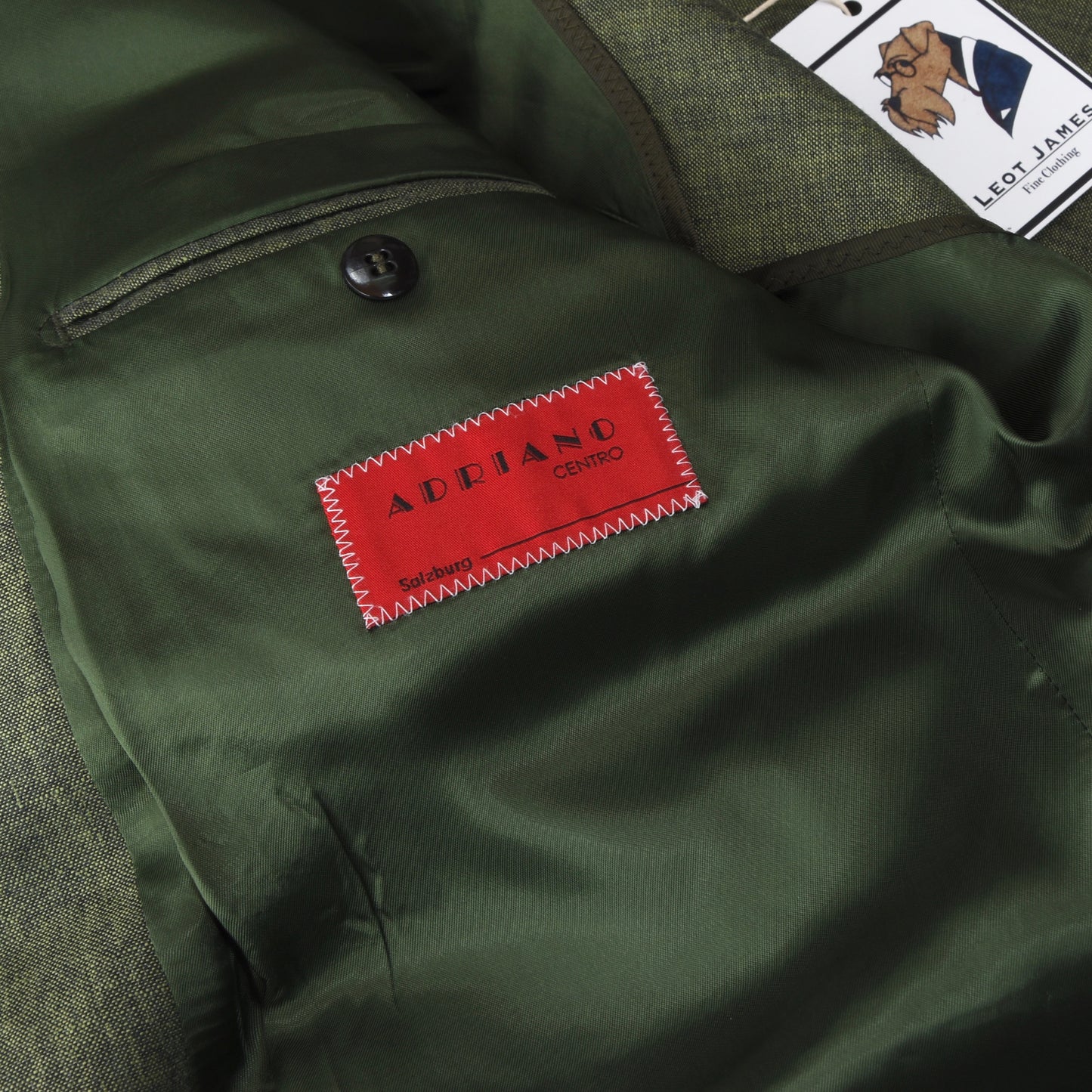 Sheppard & Jones London Leinen/Wolle/Seide Jacke Größe 26 - Grün