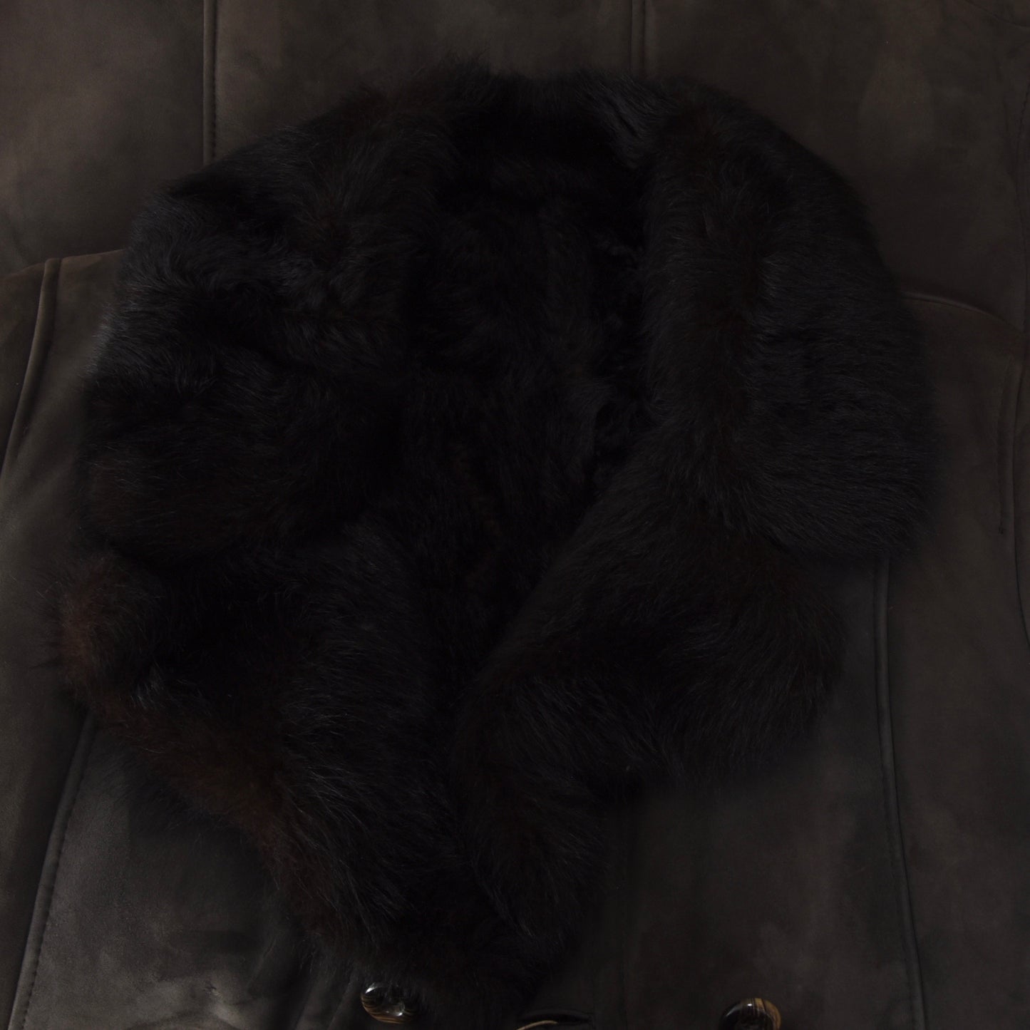 Classic Shearling Coat - Brown