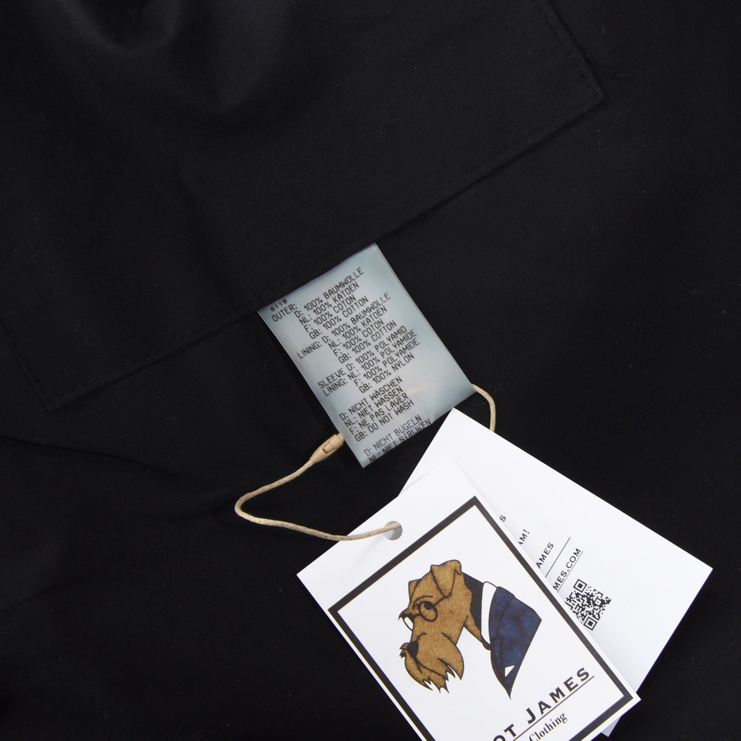 NEUWOT The Australian Collection Waxed Duster Größe XXL - Schwarz