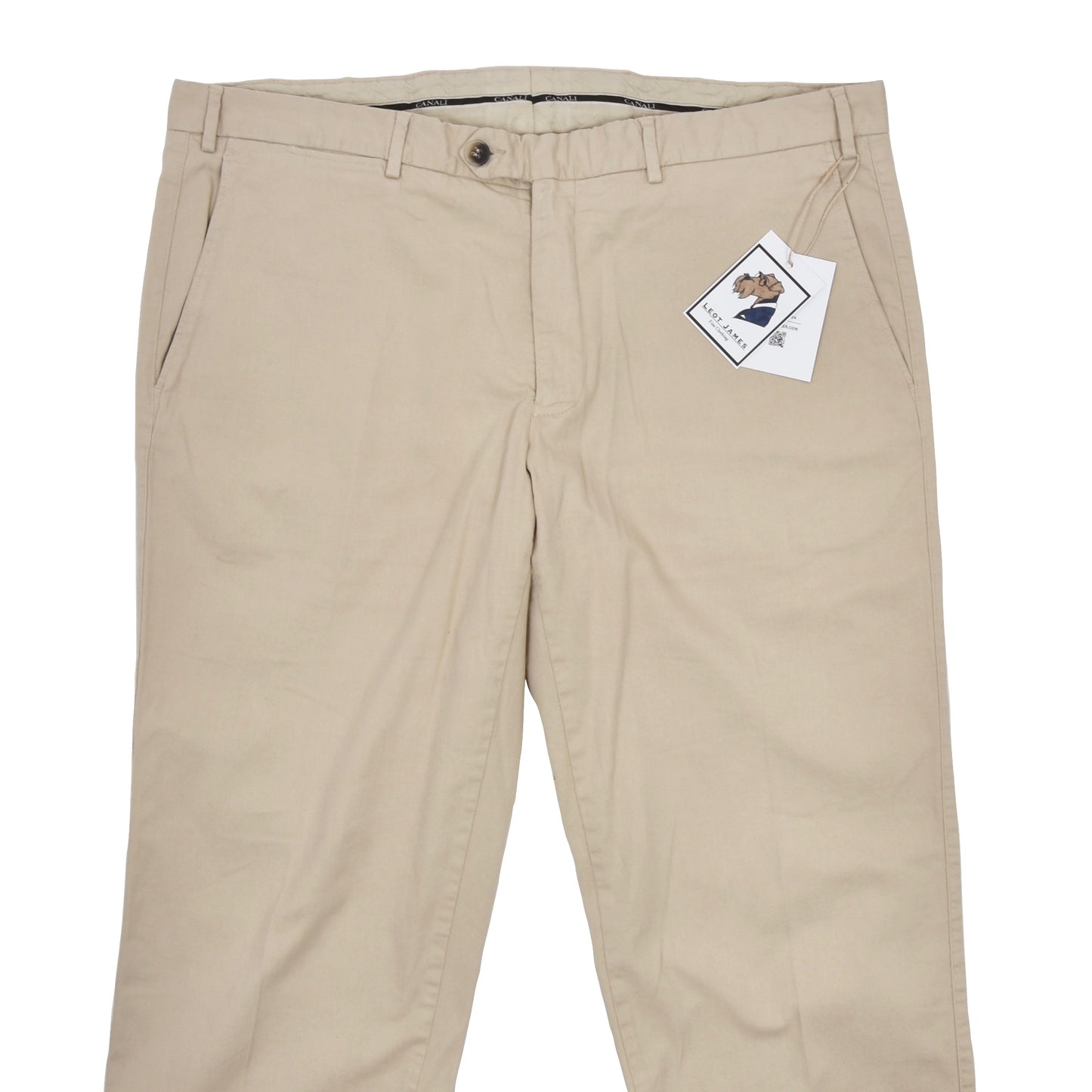 Canali Cotton Pants Size 54 - Beige