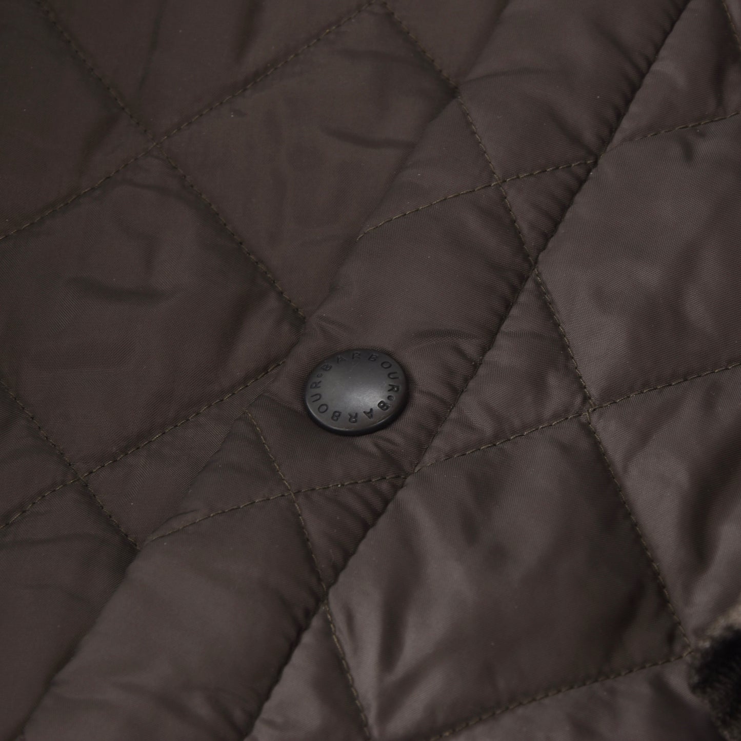 Barbour Liddesdale Steppjacke Größe XXL - Braun