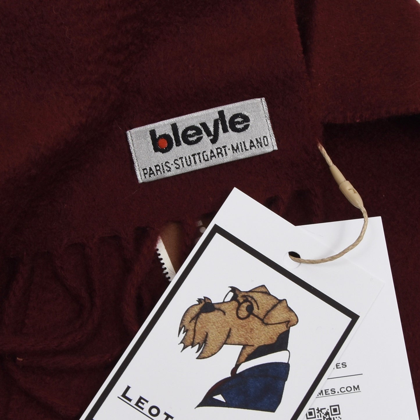 New Bleyle 100% Kaschmir-Kleiderschal - Burgund