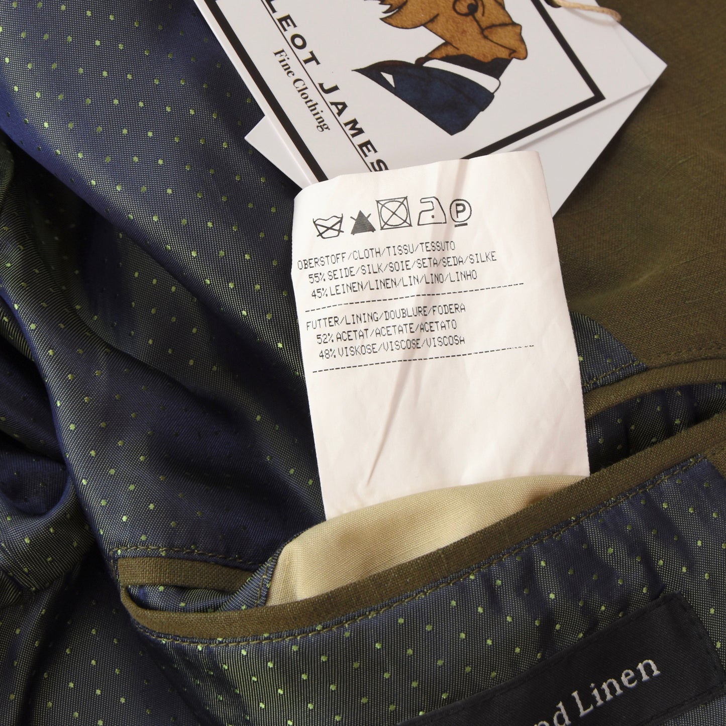 Schneiders Salzburg Seide/Leinen Janker/Jacke Größe 52 - Beige