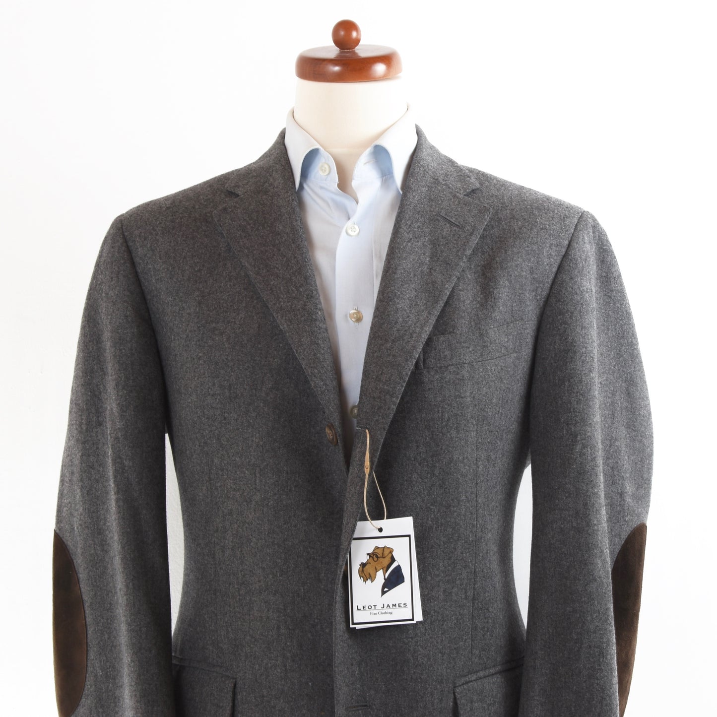 Polo Ralph Lauren x Corneliani Woll-Kaschmir-Jacke Größe 52 – Grau