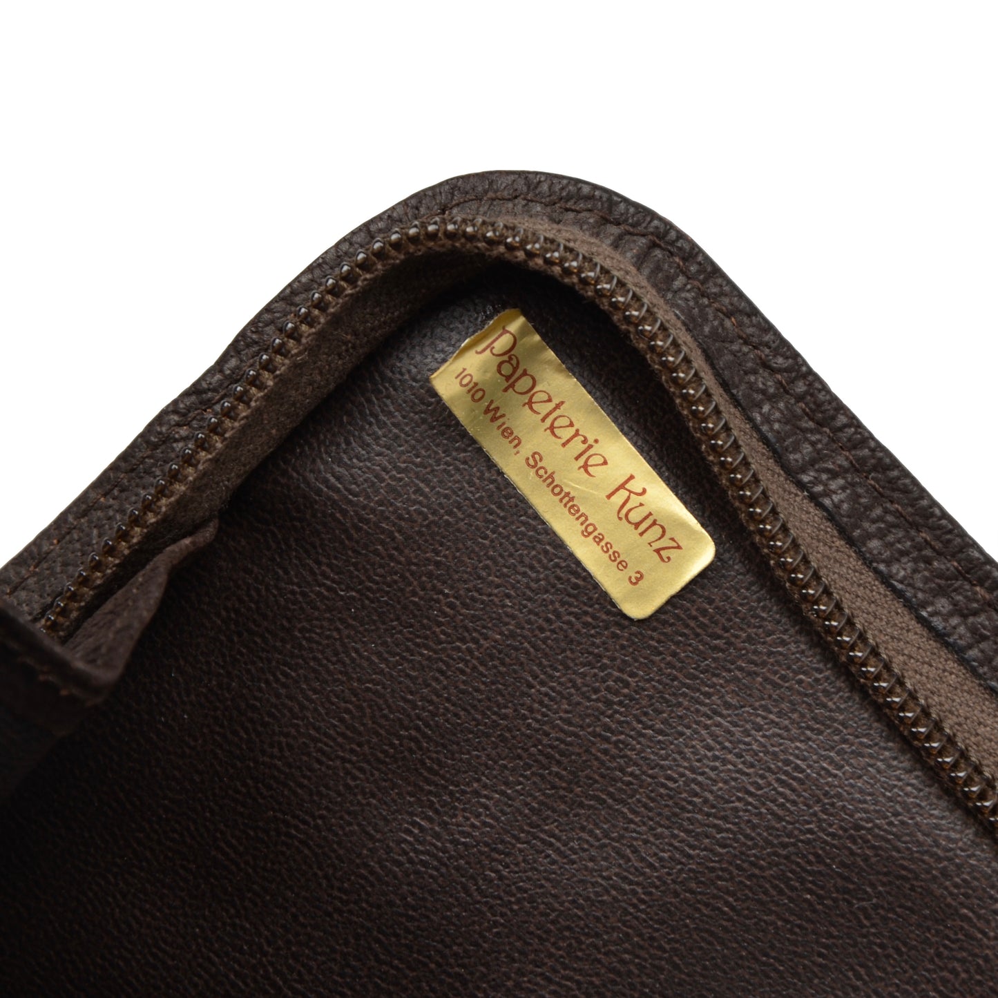 Buffalo Leather Document Holder/Portfolio - Brown