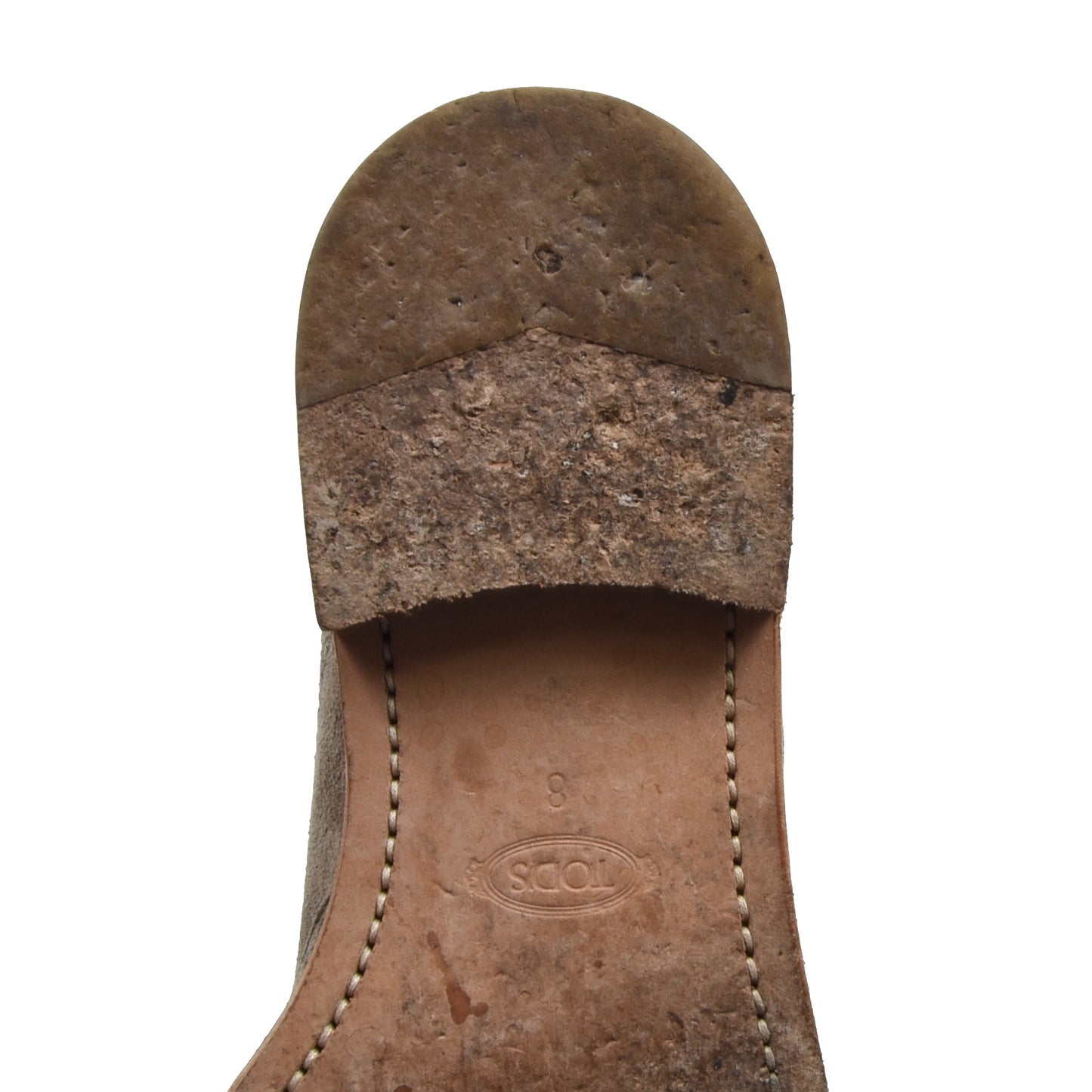 Tod's Brogue Schuhe aus Wildleder Größe 8 - Sand