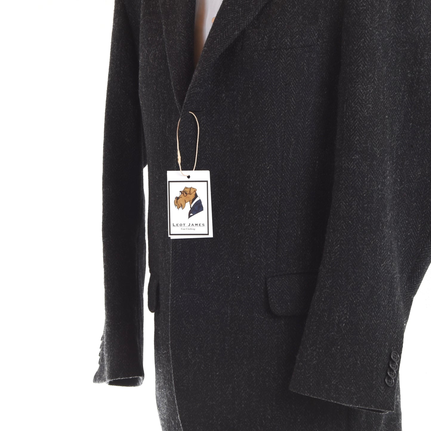 Harris Tweed/Christian Berg Wool Jacket 50 - Dark Grey