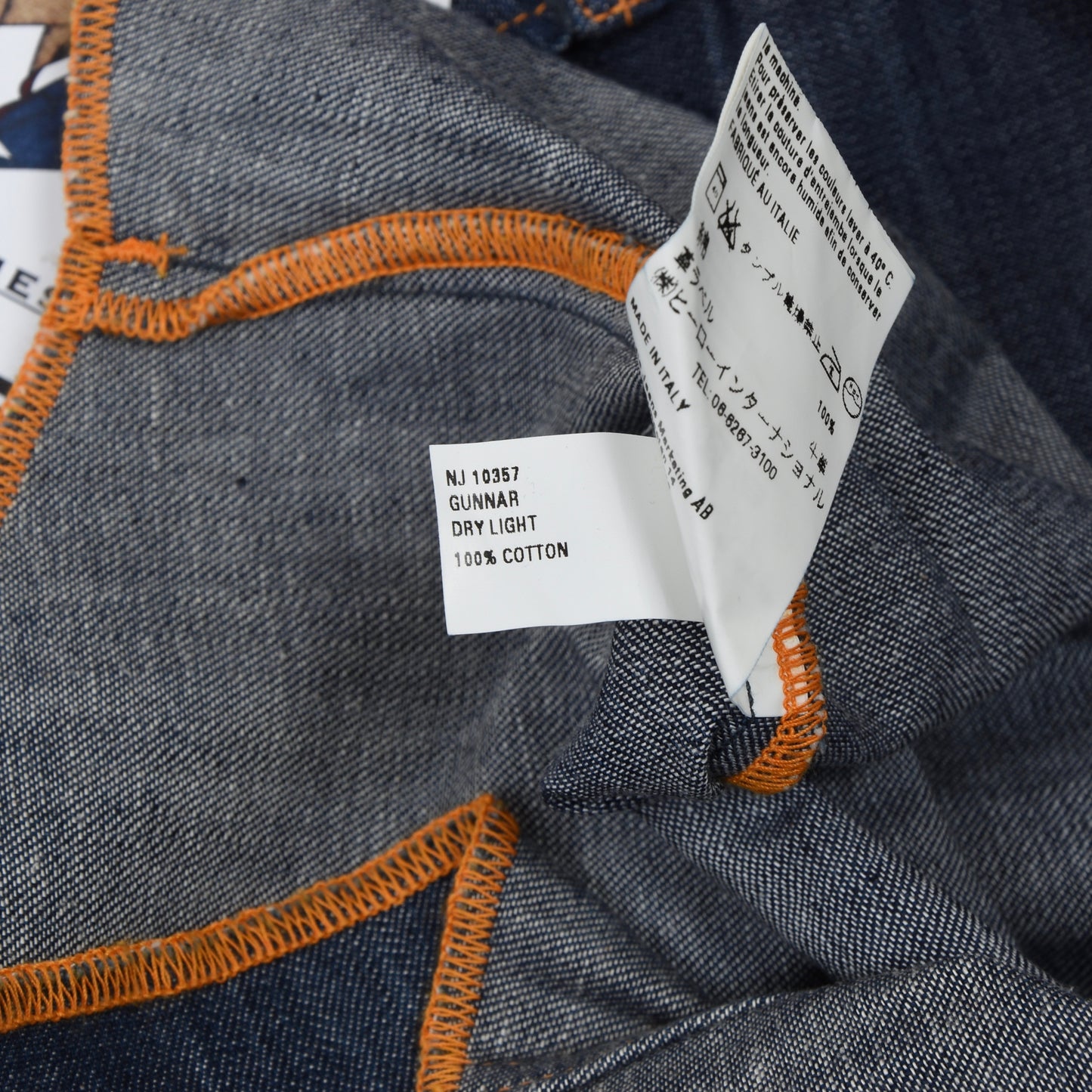 Nudie Jeans Denim Shirt Size Size M - Blue