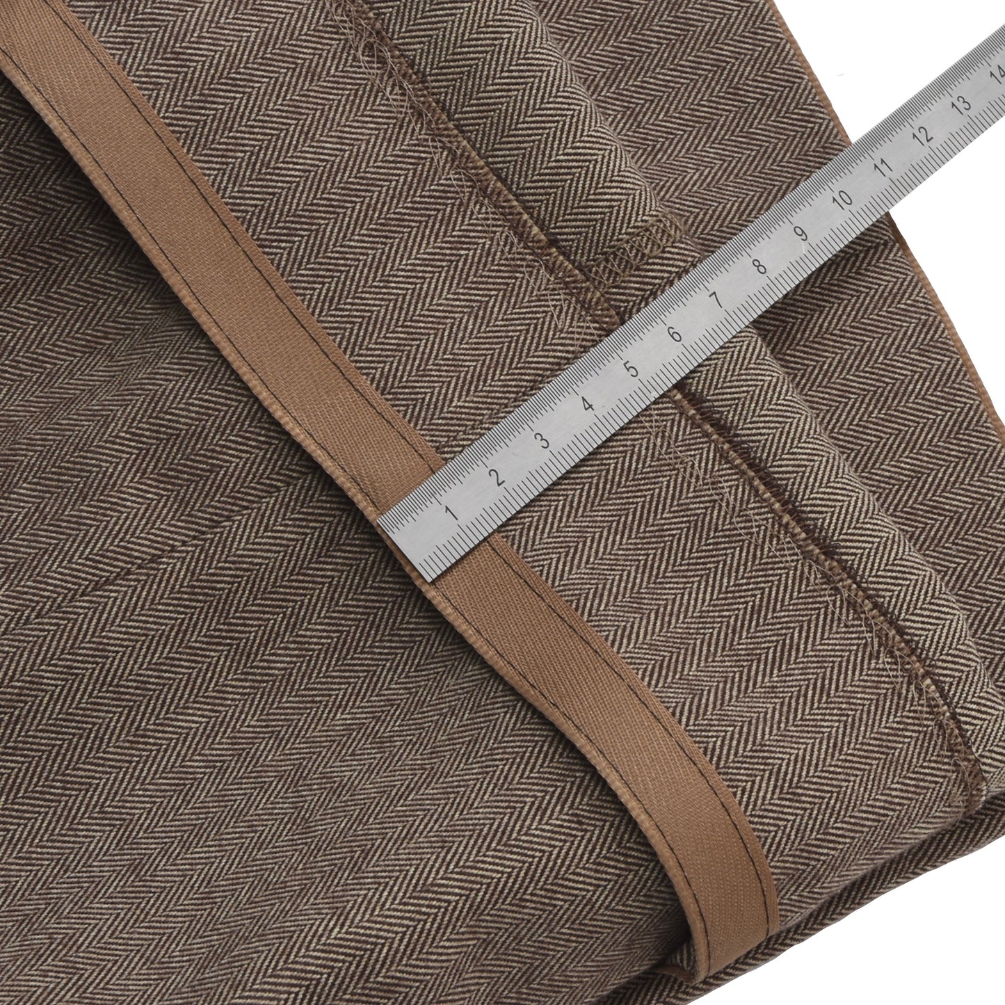 Polo Ralph Lauren Cotton-Wool Pants Size 36" - Tan Herringbone