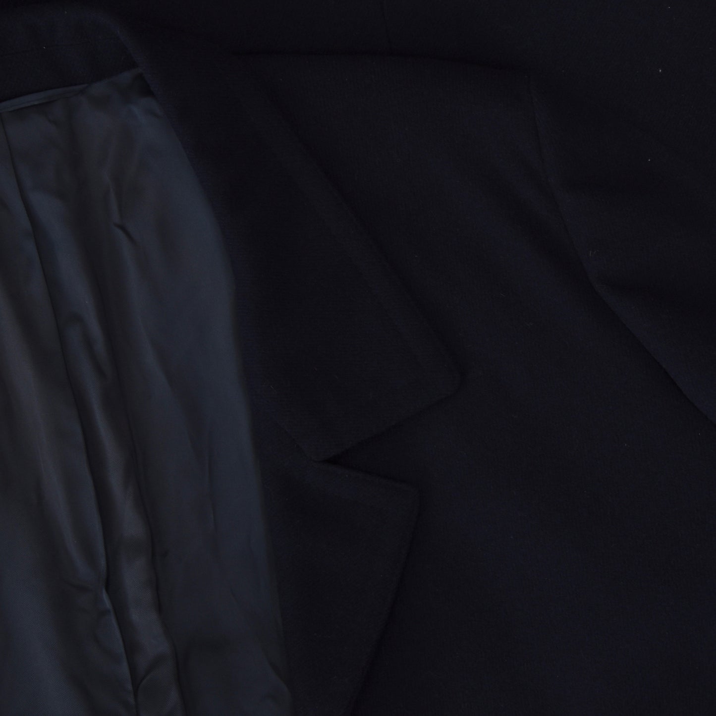 Josef Gollob Bespoke Wool Coat - Navy Blue