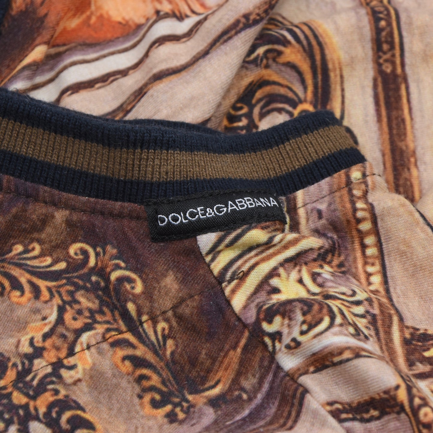 Dolce & Gabbana Morgenmantel Fuchs T-Shirt Größe 50