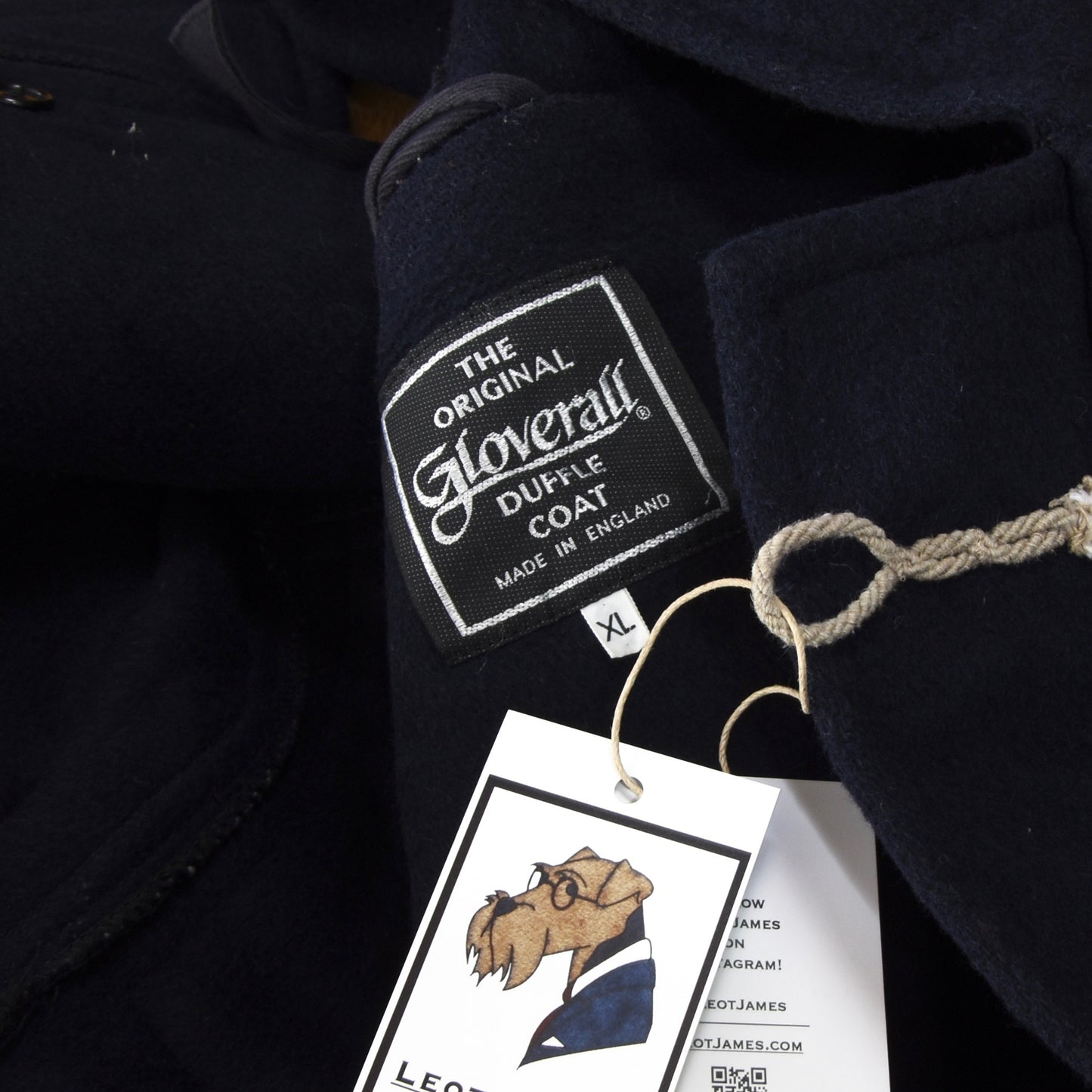 Gloverall Duffle Coat Size XL - Navy Blue