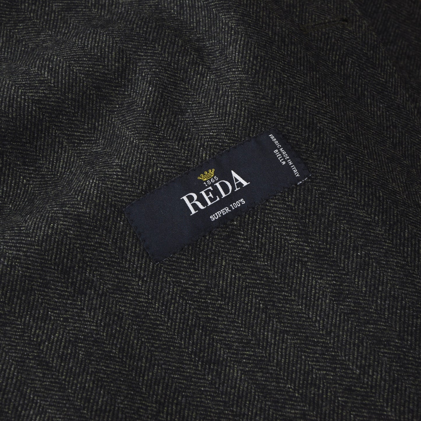 Don Gil Super 100s Wool Jacket Size 48 - Grey-Green