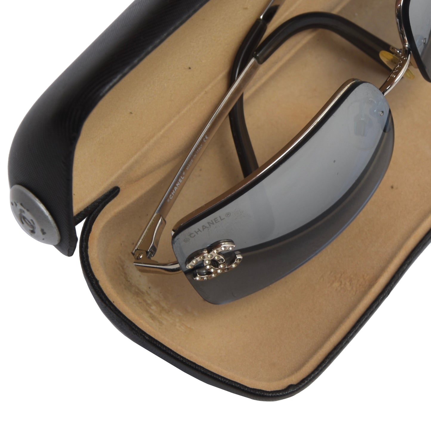 Chanel 4014B C124/7C Sunglasses - Blue/Silver