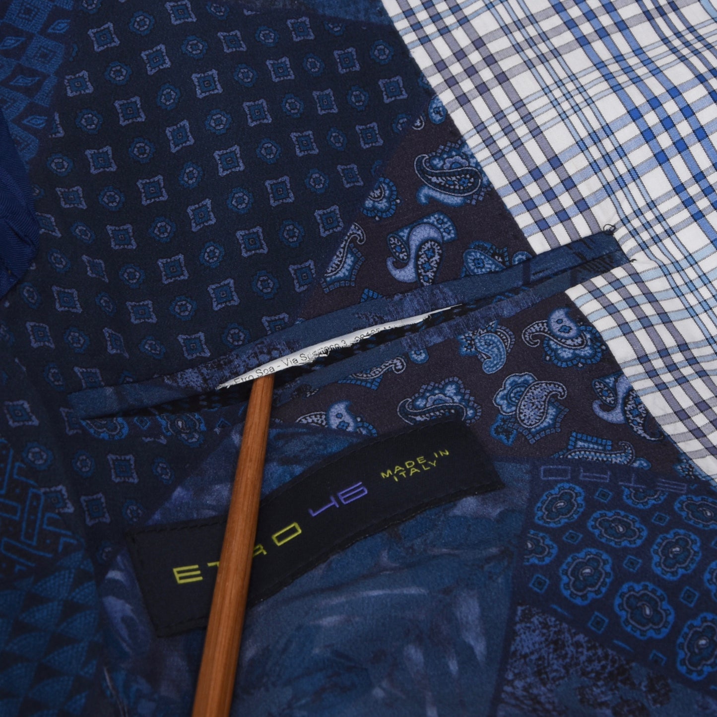 Etro Milano Jacket Size 46 - Plaid