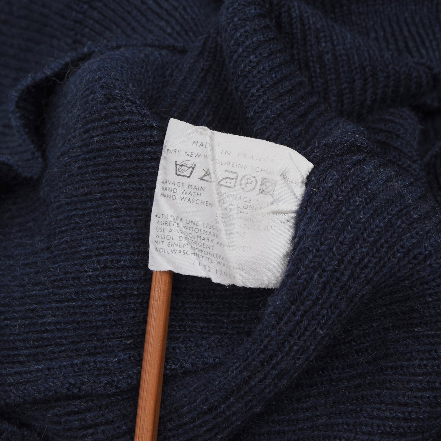 Saint James Bourboule Wollpullover Größe 56 - Marineblau