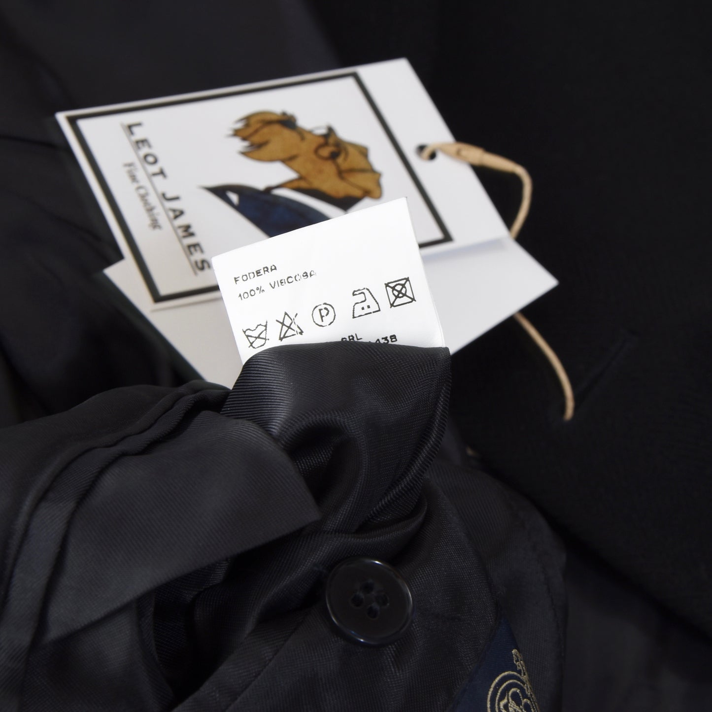 Boggi Milano Wollmantel Größe 52 - Dunkel