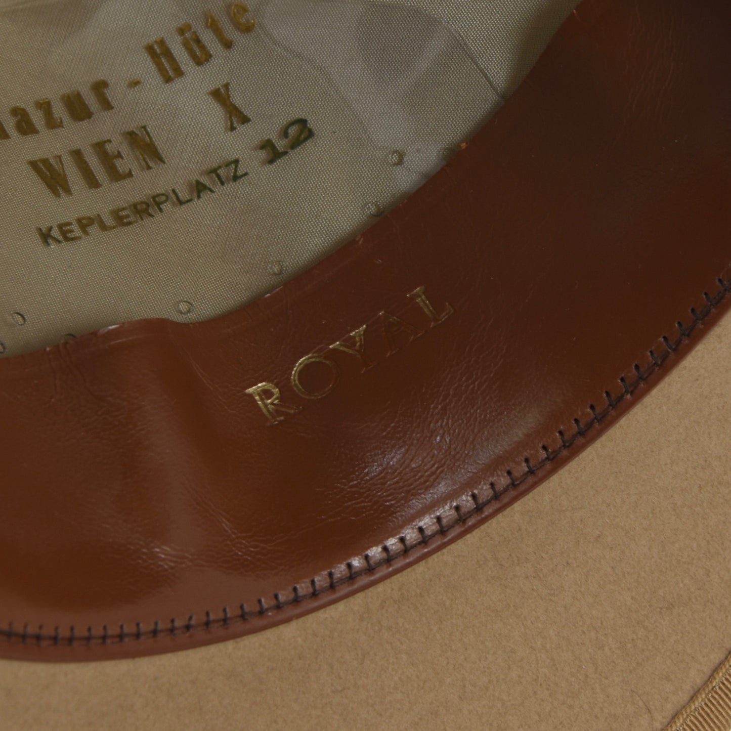 Panizza Royal Trilby Hut Größe 56 - Fawn