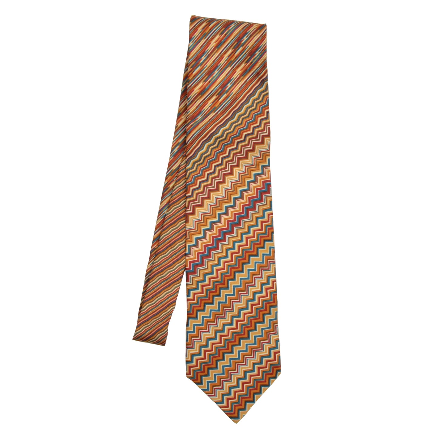 Missoni Silk Tie - Zig Zag/Stripes