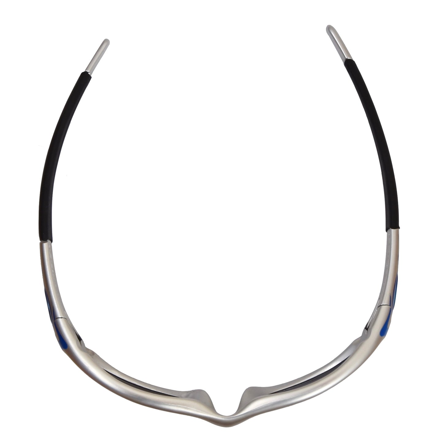 Oakley FMJ+ Gerade Jacke - Silber/Blaue Flammen/Ice Iridium