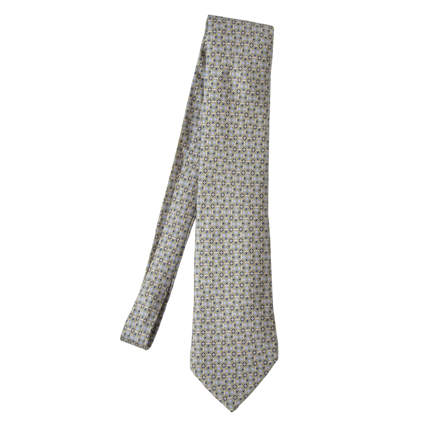 Hermès Paris Seidenkrawatte 7998 EA - Geometrisch