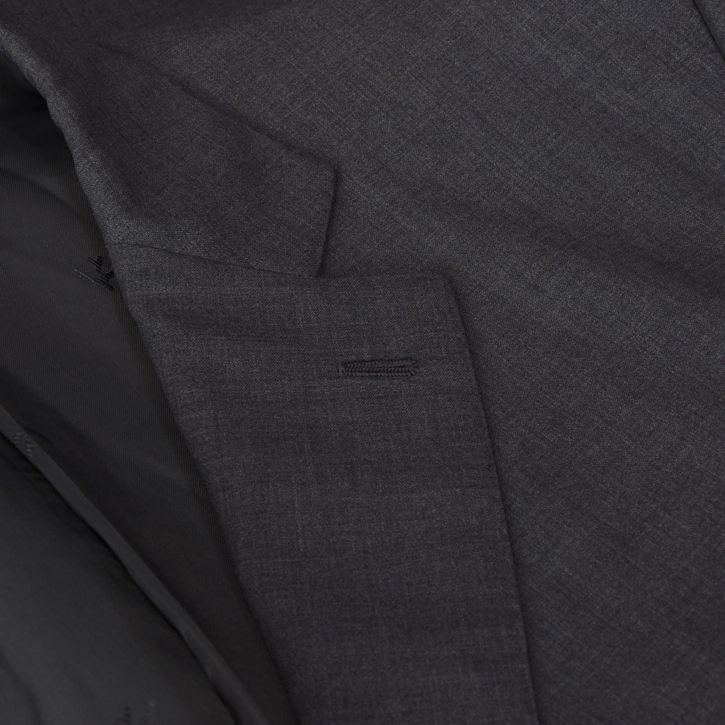 Isaia Napoli Super 130s Wool Suit Size 56 LONG - Grey