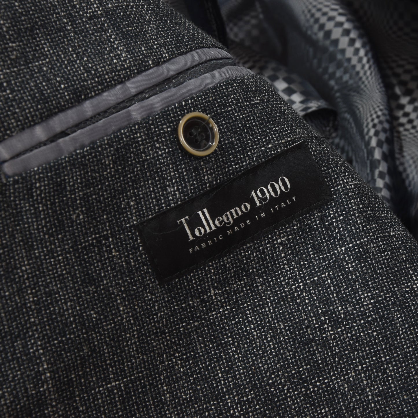 Dietmar Haas Woll-Baumwoll-Leinen-Jacke Größe 25 - Grün