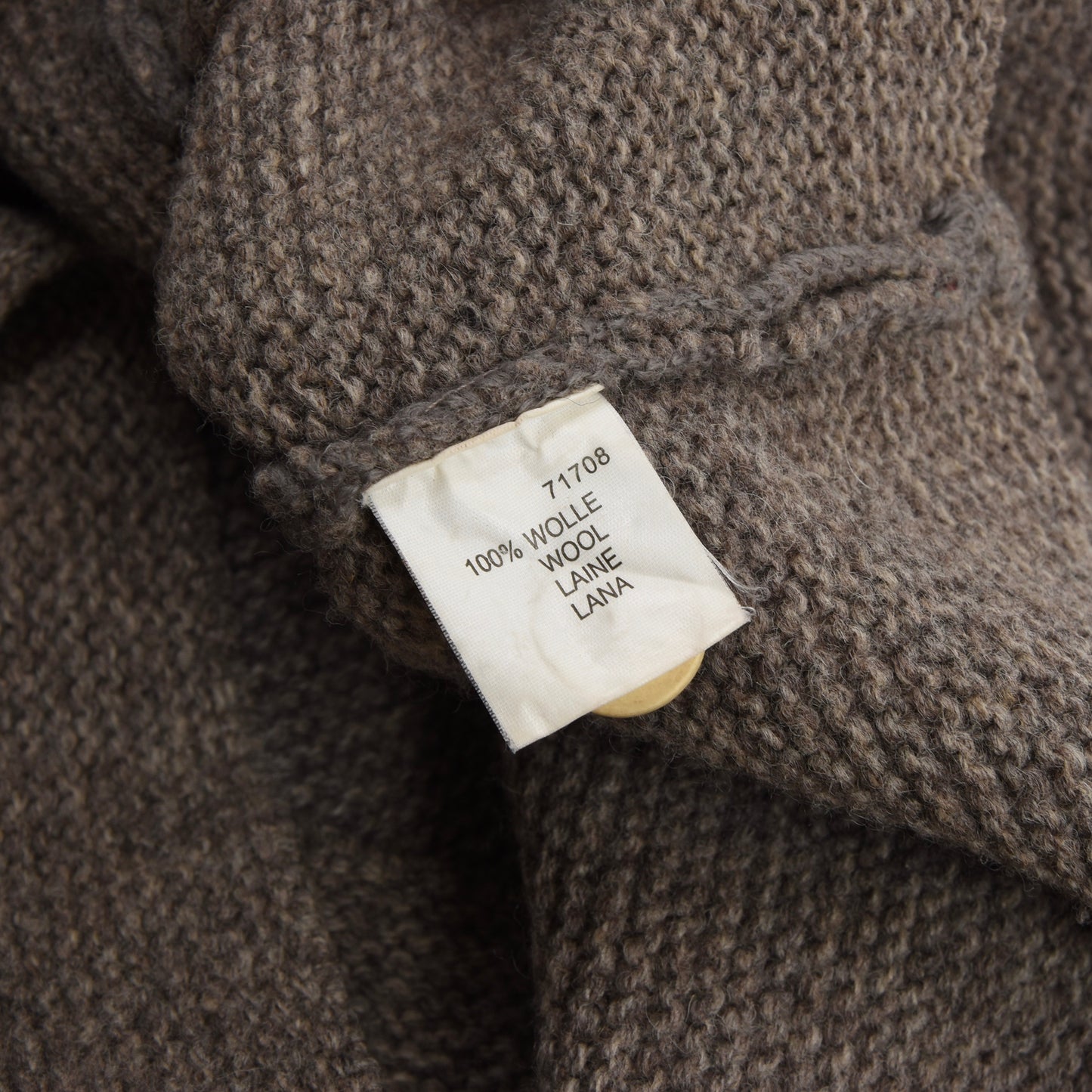 Hammerschmid Wollpullover Weste/Trachtenweste Gr. 58 - Braun-Grau