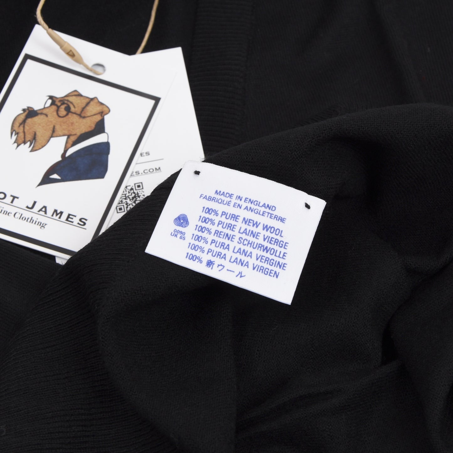 Coxmoore of England Sweater Vest Size 46in/117cm - Black