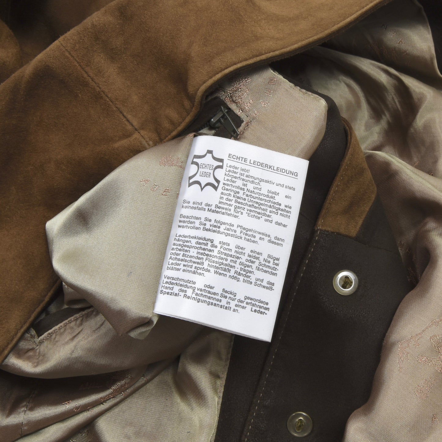 Auerhahn Lederweste/Trachtenweste Größe 54 - Braun