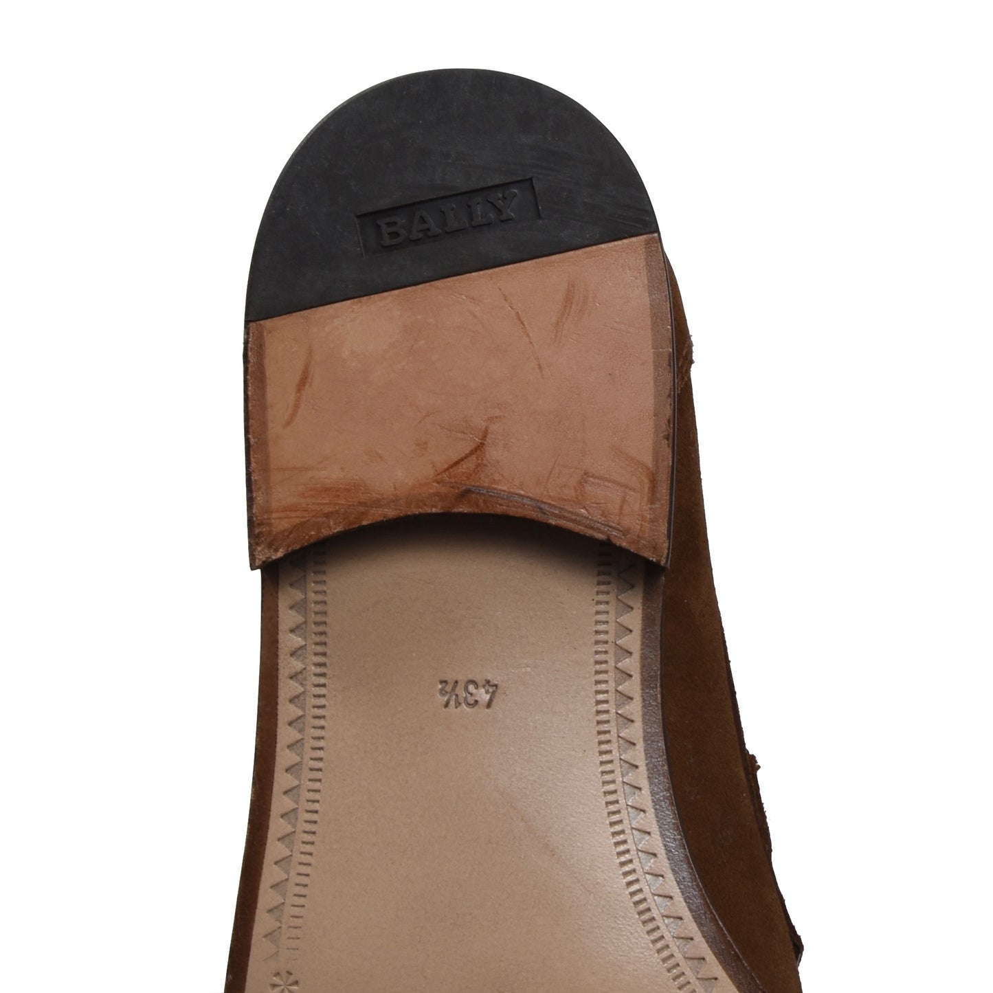 NOS Bally Suede Loafers Size 43.5 - Brown