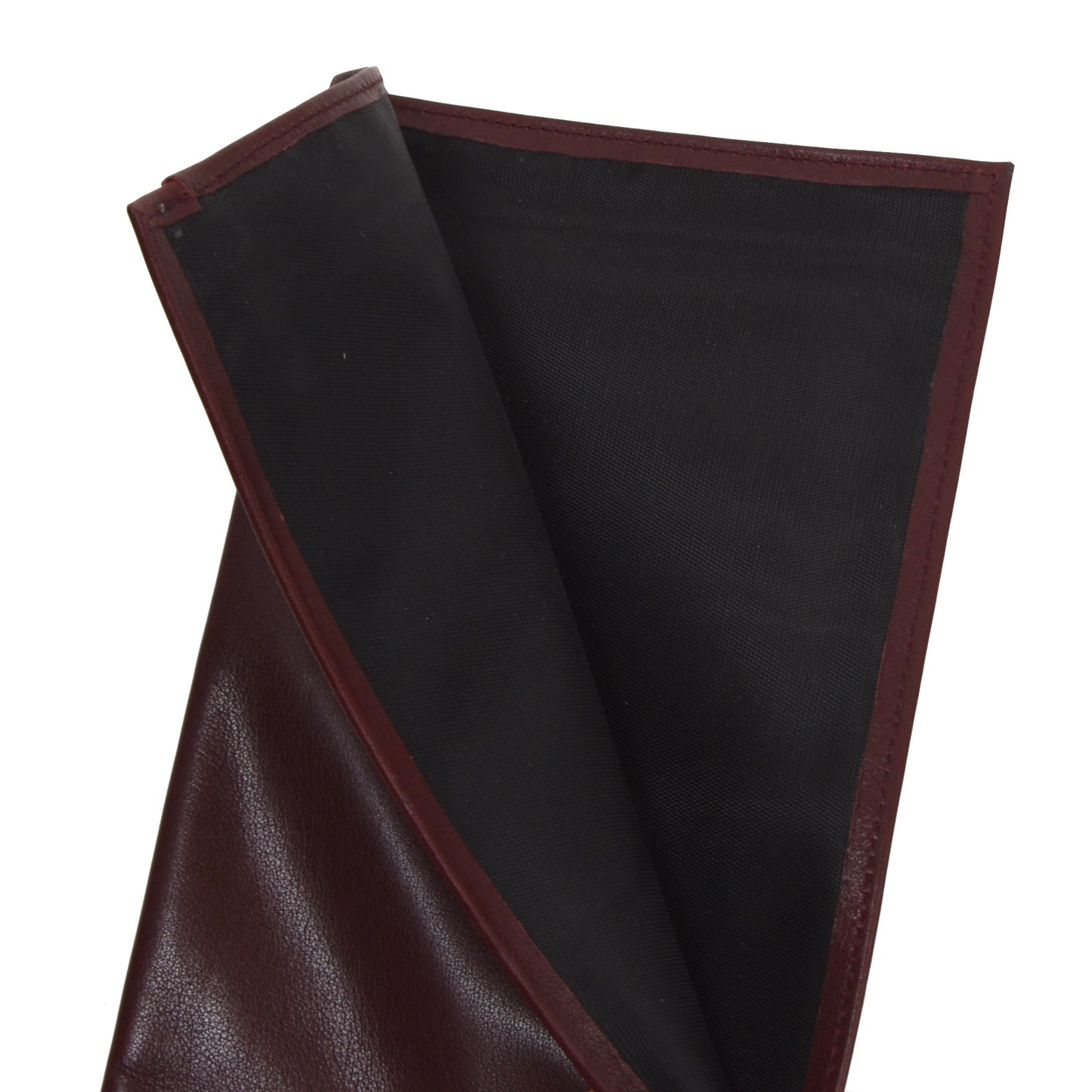 Becker Handmade Leather Passport Case/Portemonnaie - Burgund