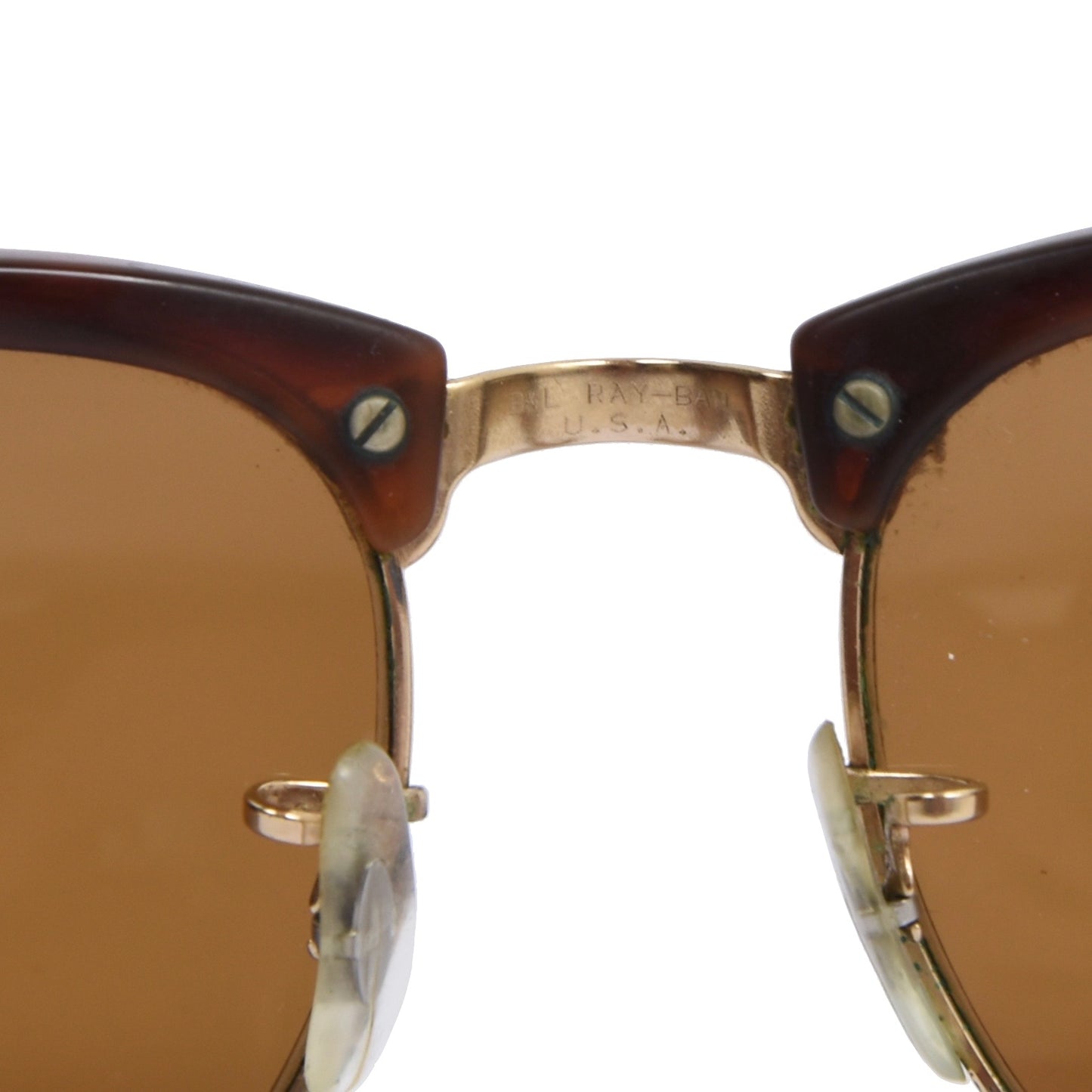 Bausch & Lomb Ray-Ban Clubmaster W1117 Sunglasses - Brown/B15 Lenses