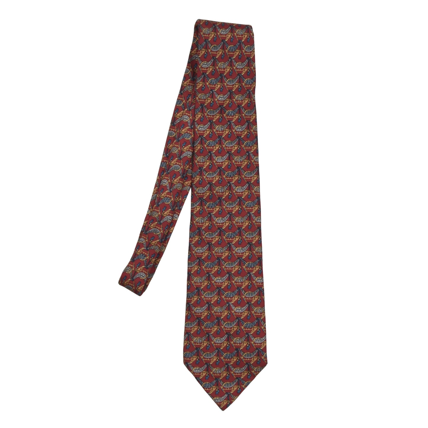 Salvatore Ferragamo Silk Tie - Bugle Print