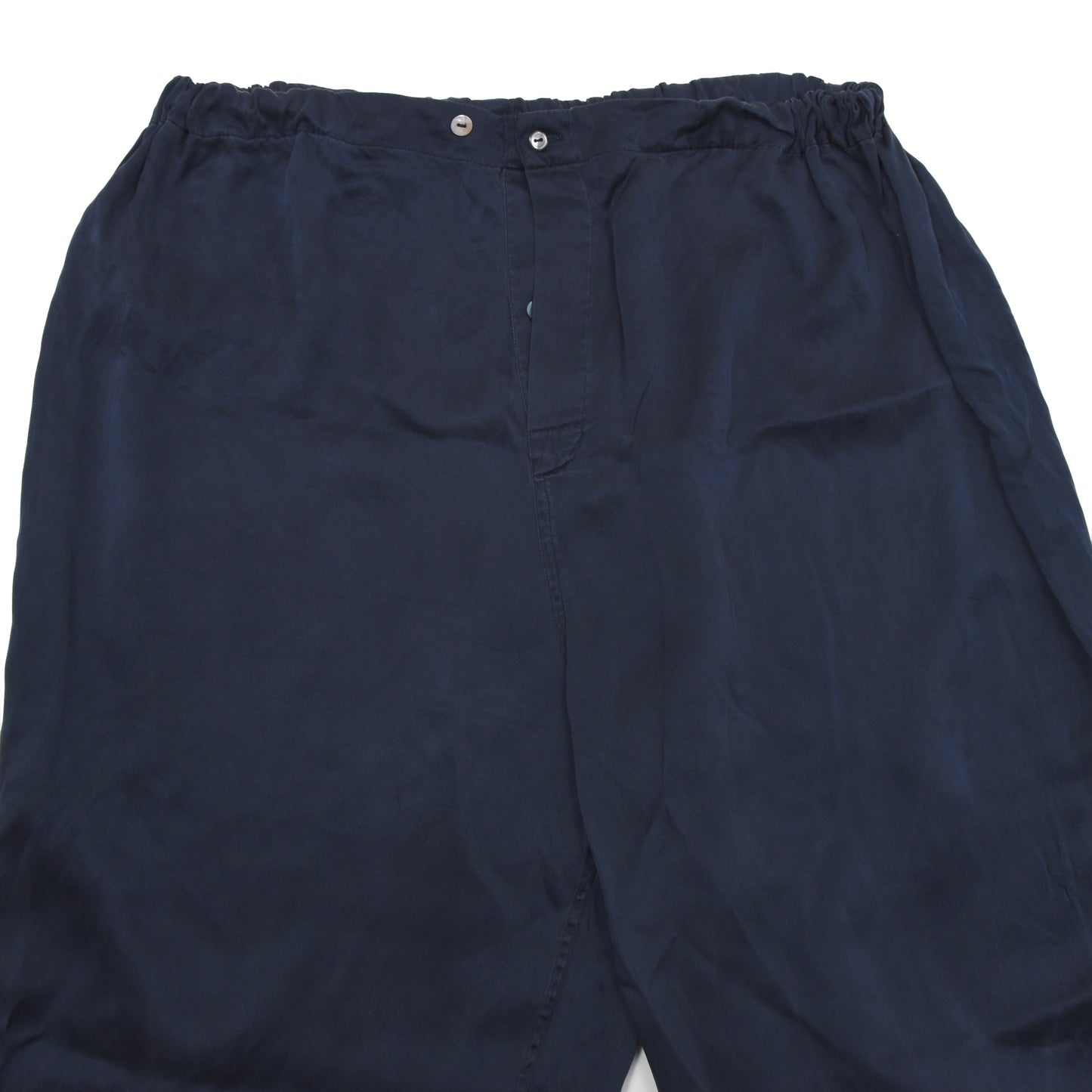 Palmers 100 % Seidenpyjama Größe L 52-54 - Navy