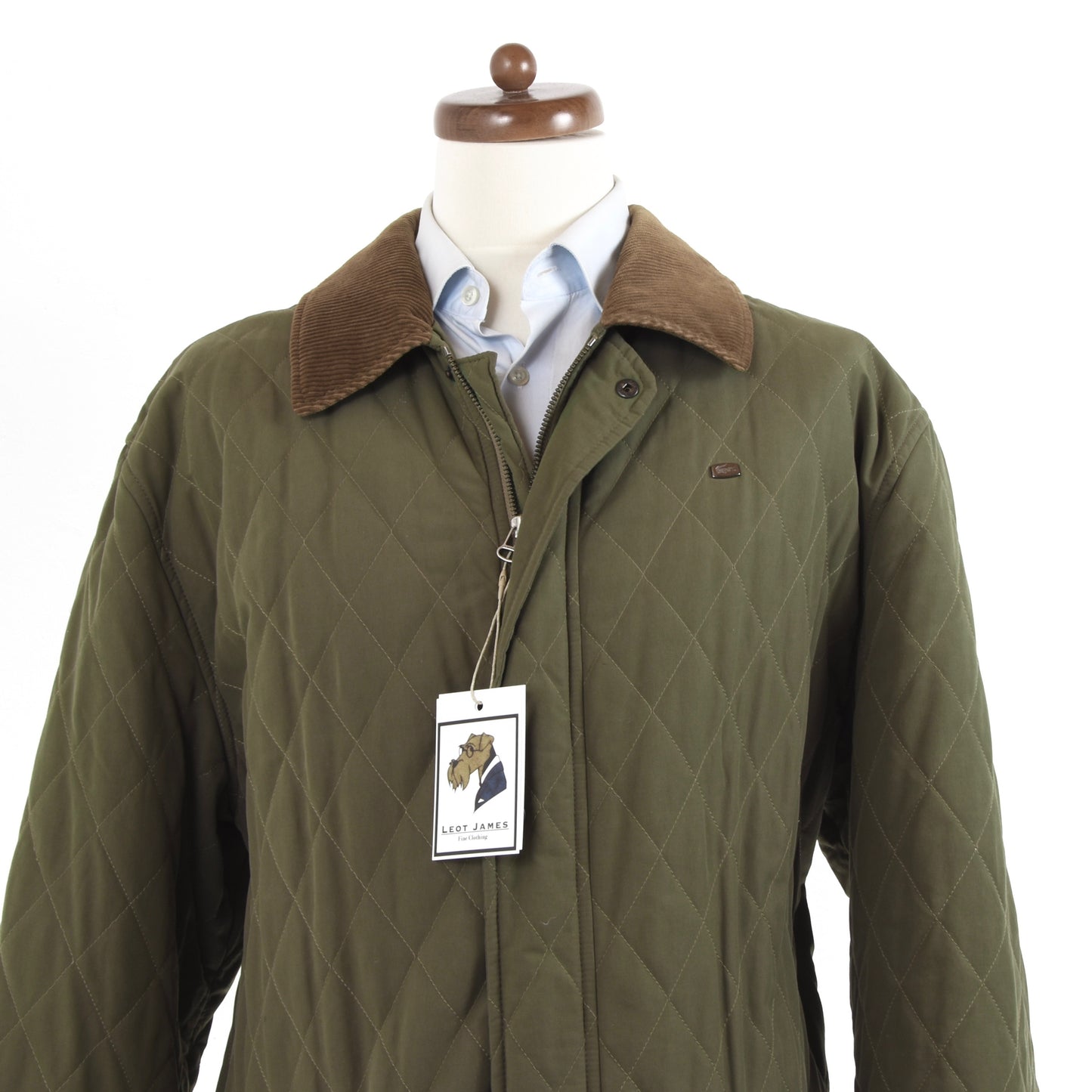 Vintage Lacoste Steppjacke Größe 60/8 - Olive