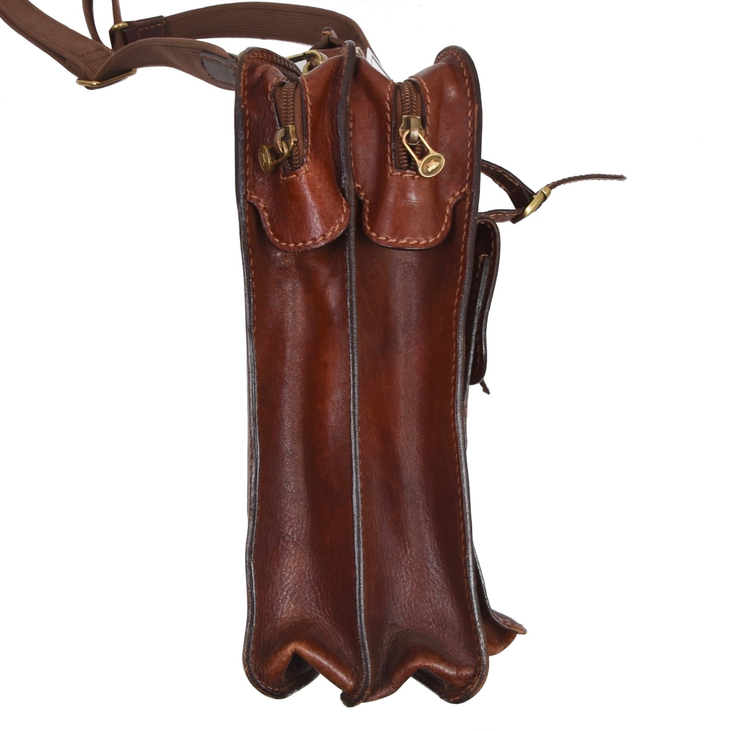 The Bridge Firenze Leather Bag "The Story" - Brown