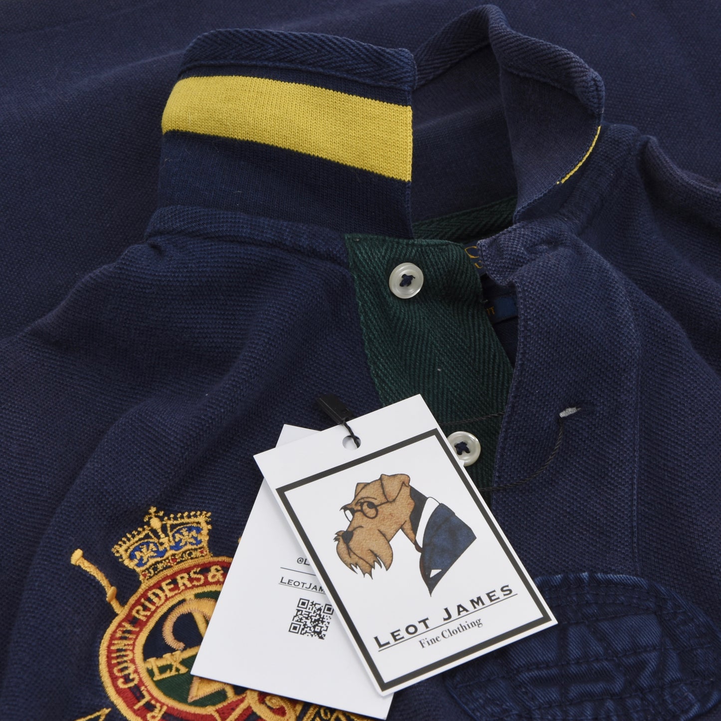 Polo Ralph Lauren Custom Fit Hemd Größe XS - Marineblau