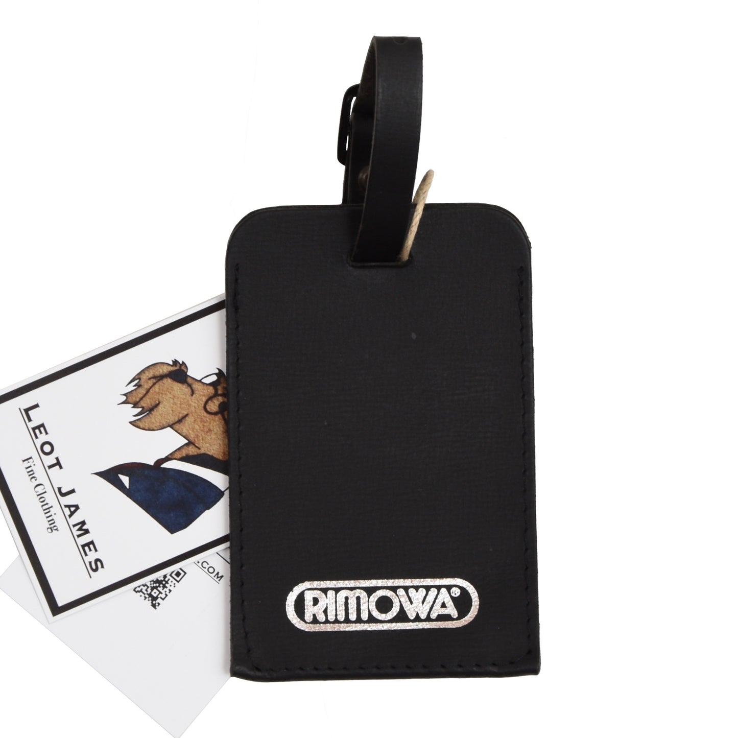 RIMOWA Gepäckanhänger aus Leder - Schwarz