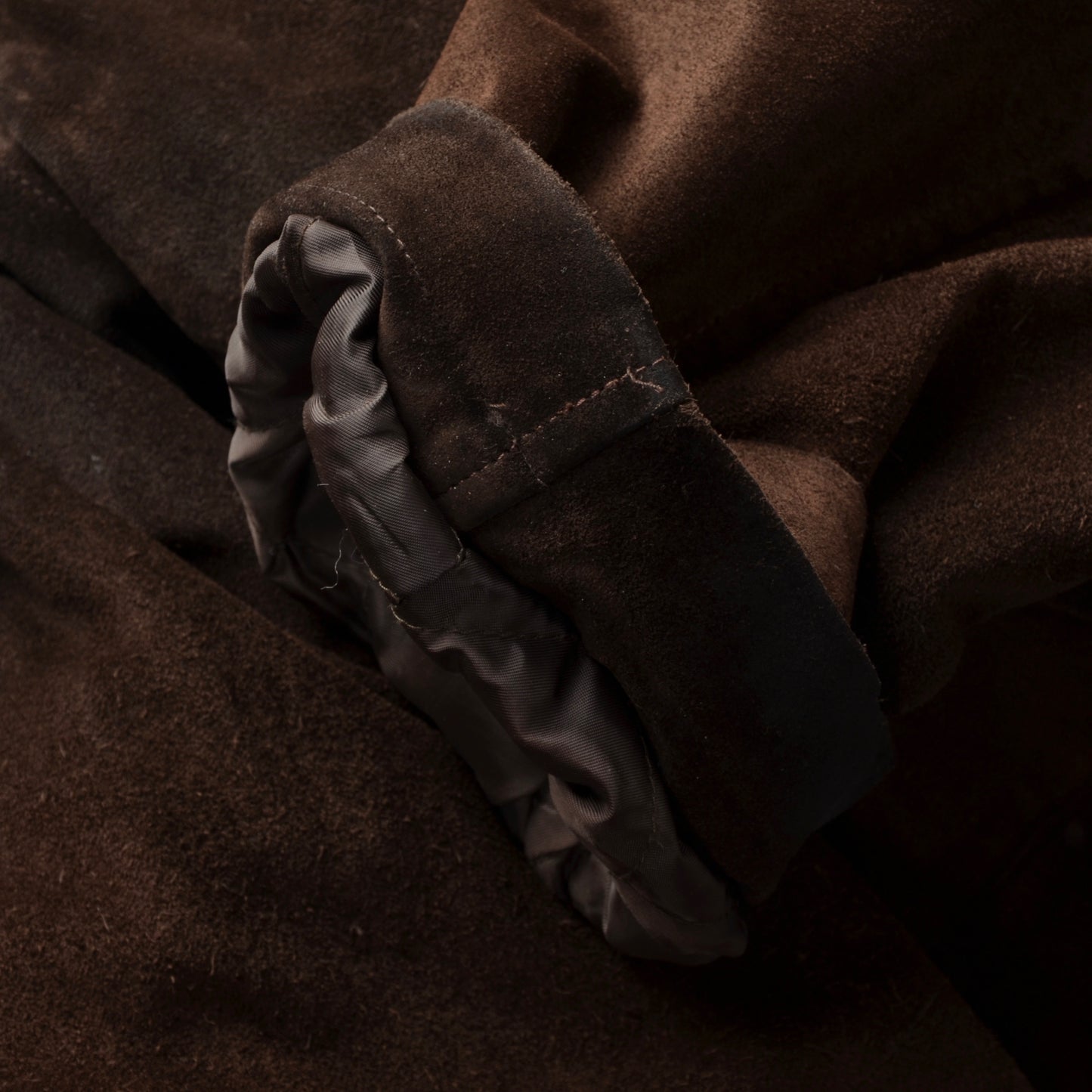 Polo Ralph Lauren Suede Coat Size XL - Chocolate Brown