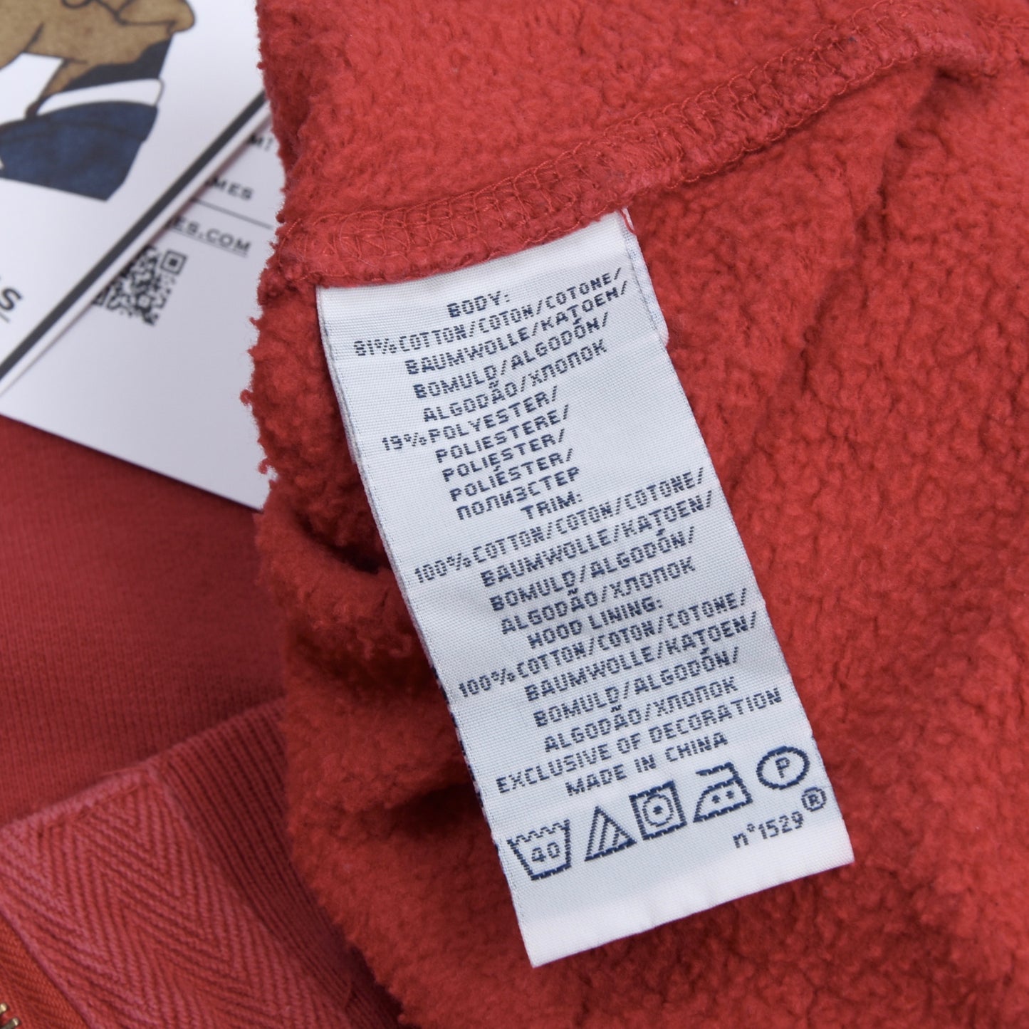 Polo Ralph Lauren Zip-Hoodie Größe L - Rot