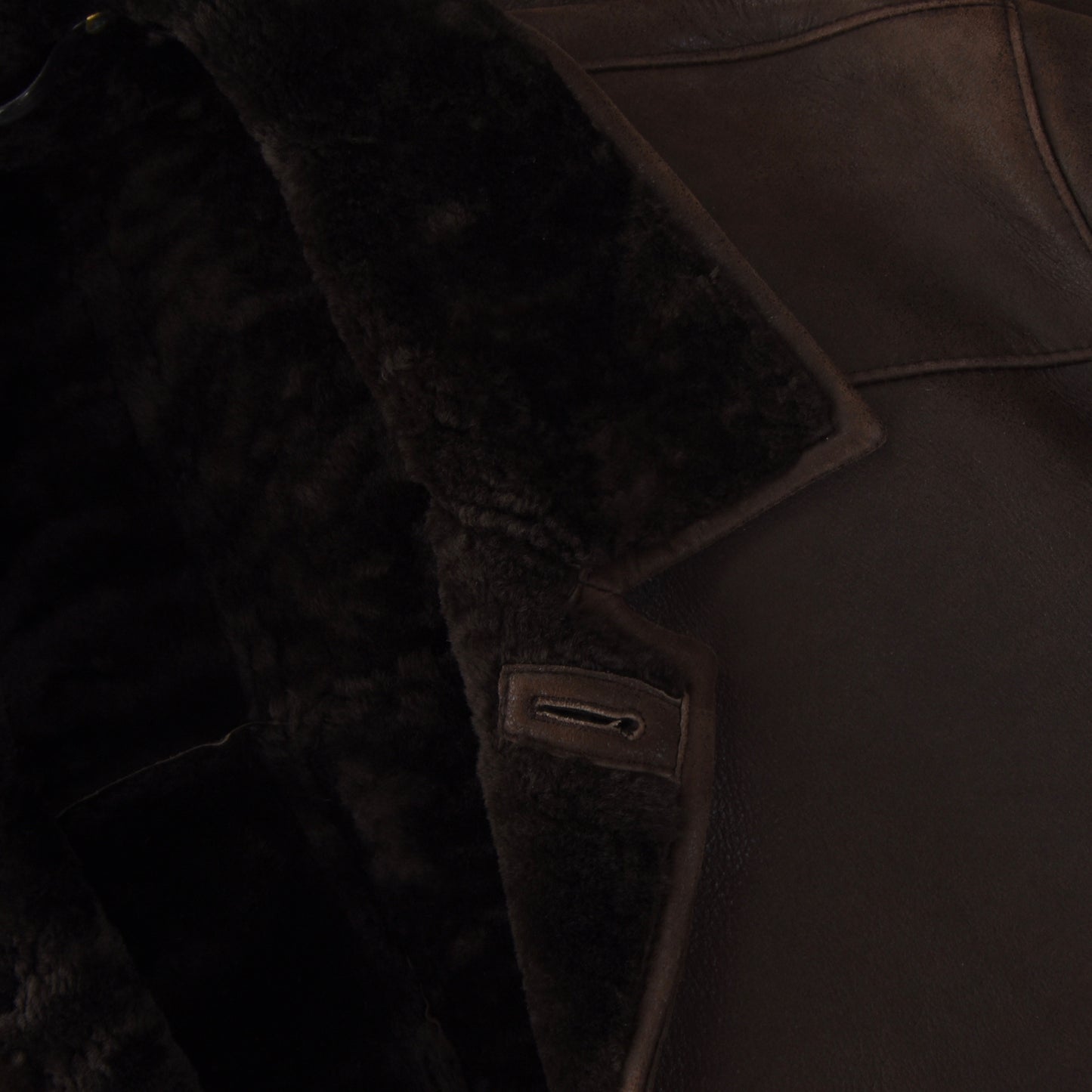 Werner Christ Lammfellmantel Größe 52 - Braun