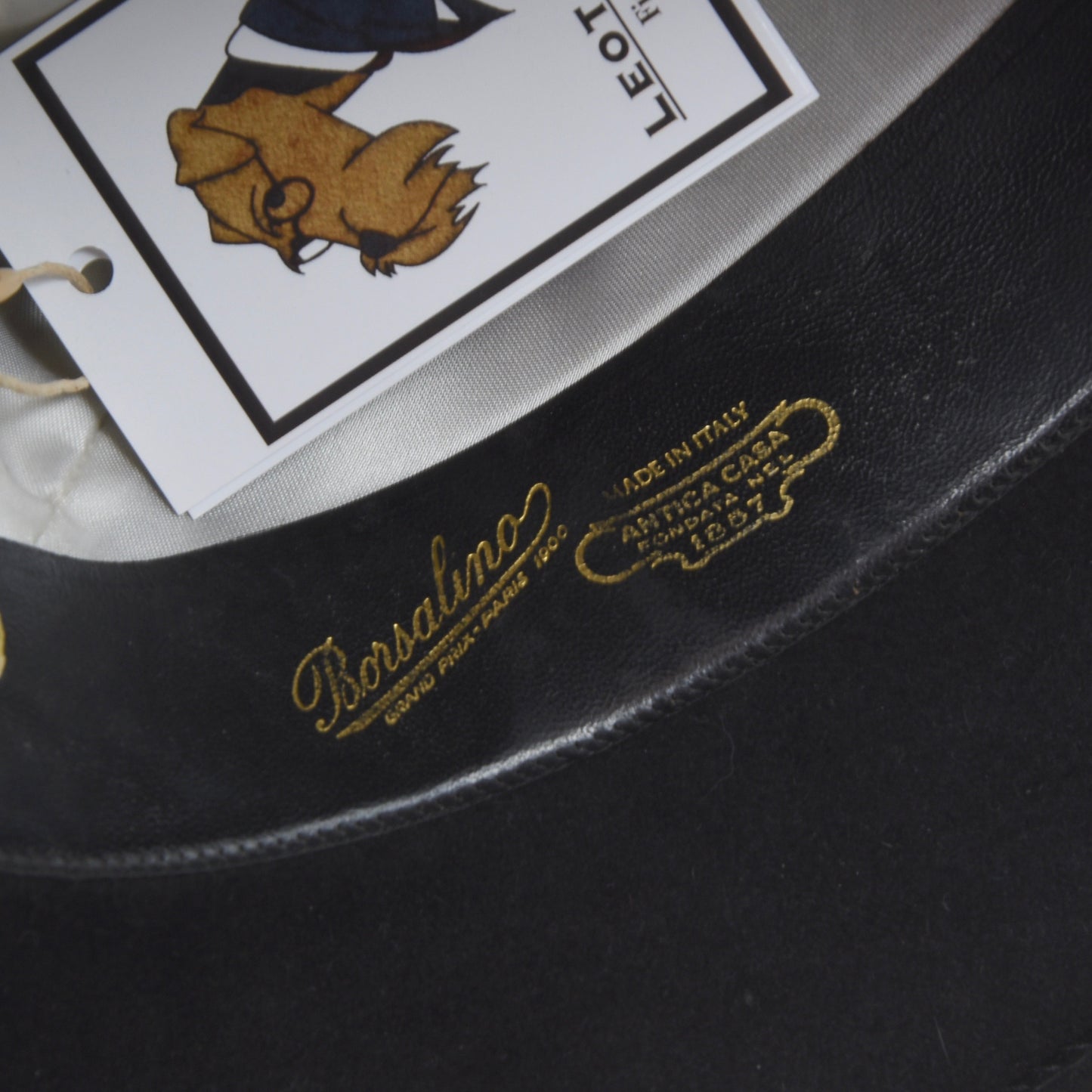 Borsalino Felt Hat 6.5cm Brim Size 56 - Dark Brown or Black