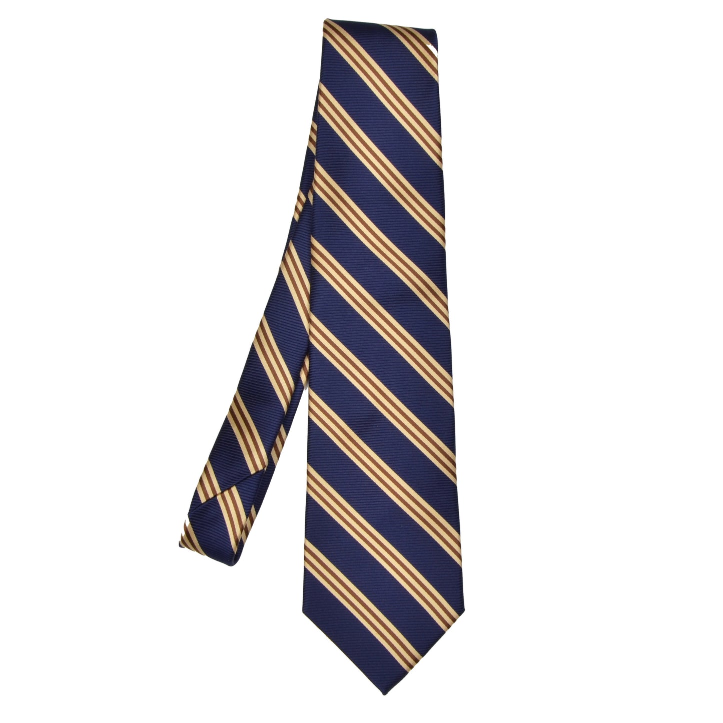 Brooks Brothers Classic Striped Tie - Blue