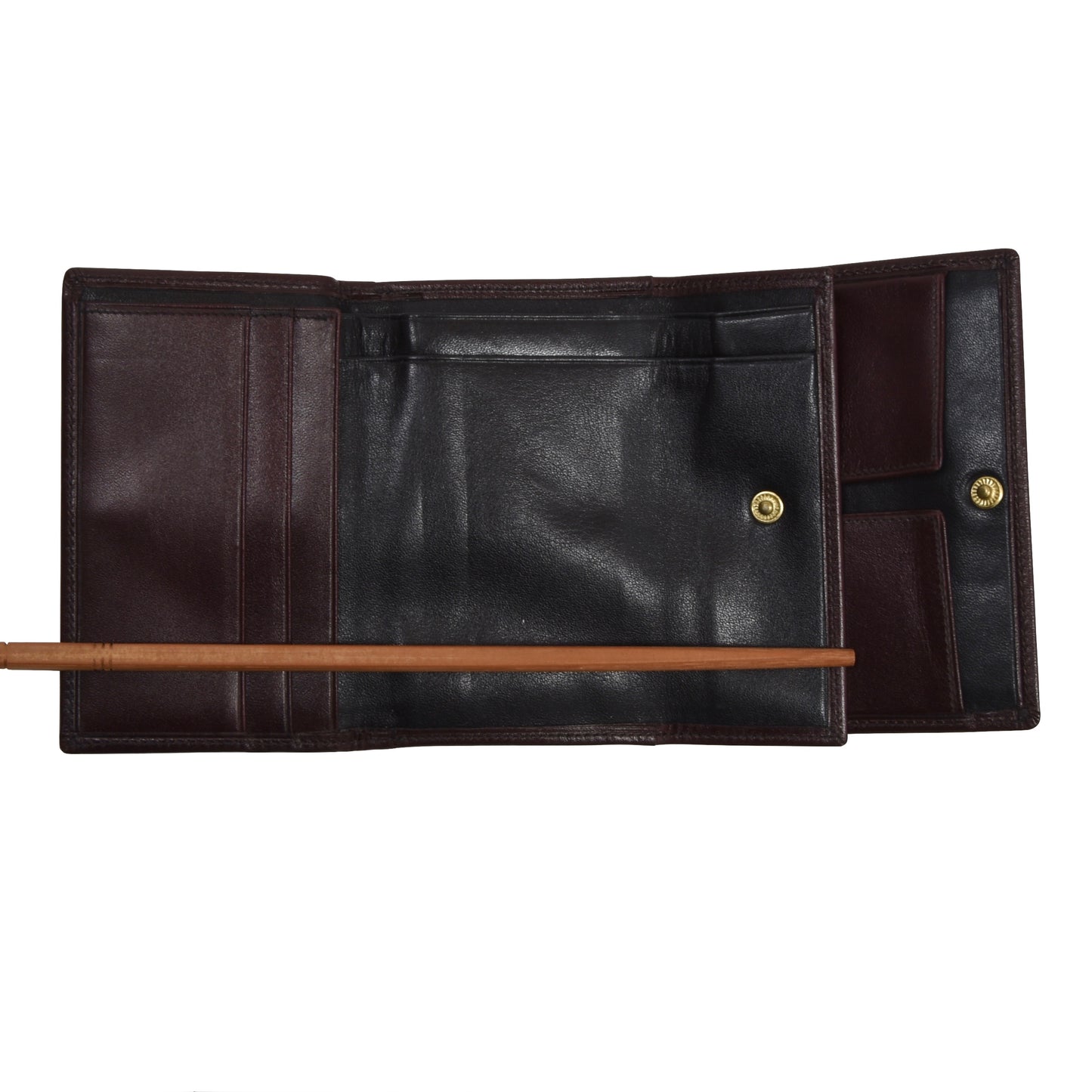 Pierre Waldon Ledergeldbörse - Burgund